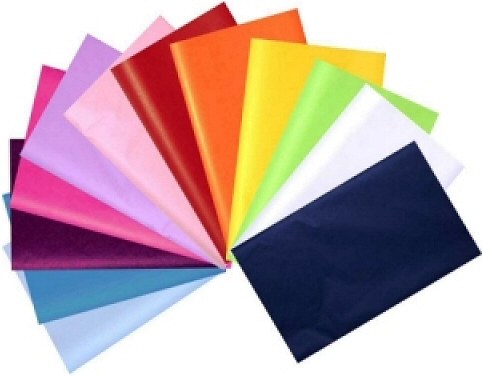 Assorted Coloured Tissue Paper (20 sheets)