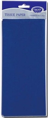 Blue Tissue Paper 50cm x 75cm (10 sheets)