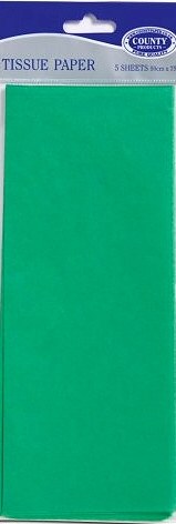 Light Green Tissue Paper 50cm x 75cm (10 sheets)