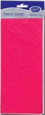 Cerise Tissue Paper 50cm x 75cm (10 sheets)
