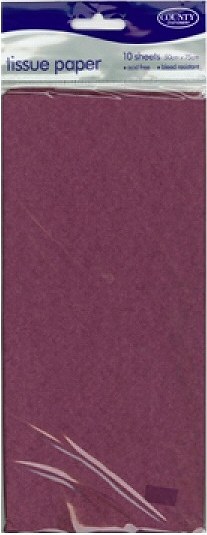 Purple Tissue Paper 50cm x 75cm (10 sheets)