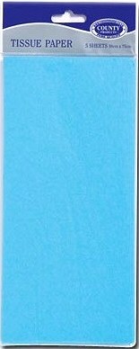 Light Blue Tissue Paper 50cm x 75cm (10 sheets)