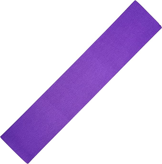 Purple Crepe Paper 2.5M x .5M
