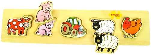 Chunky Lift and Match Puzzle Farm (5 piece)