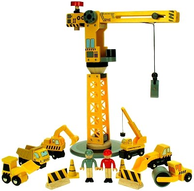 Big yellow crane toy online