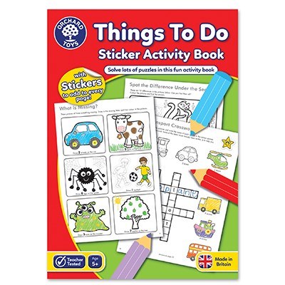 Things To Do Activity Book & Stickers (5+ years)