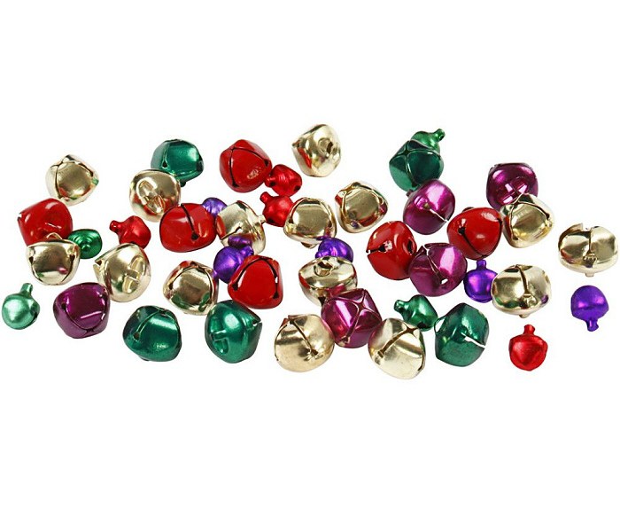 Jingle Bells Assorted Colours 10 & 14mm (Pack 100)