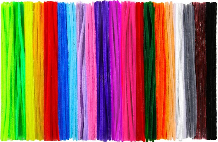 Assorted Coloured Pipe Cleaners 12" (Pack 300)
