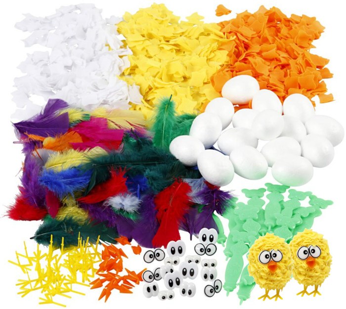 Easter Chicks Craft Kit (Set of 16)
