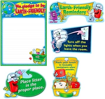Earth-Friendly Reminders Bulletin Board