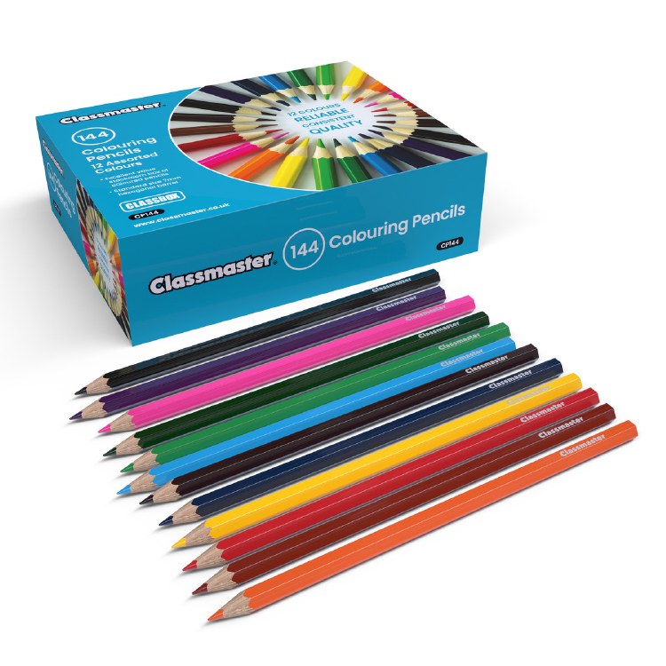 CLassmaster Colouring Pencils Box 144