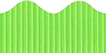 Light Green Corrugated Border 5.7cm x 15m