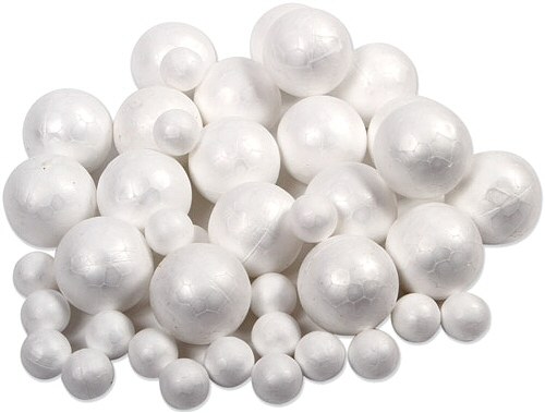 Polystyrene Balls 25mm & 50mm (Pack 40)