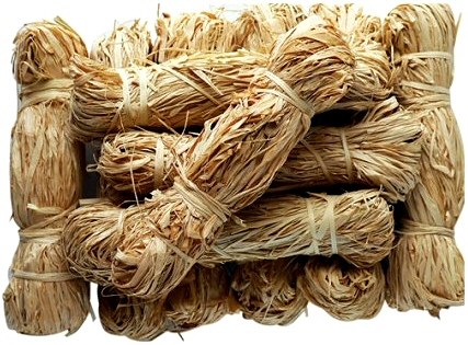 Raffia Natural Colour 50g (Pack 10)