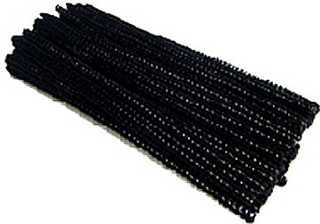 Black Pipe Cleaners 6" (Pack 100)