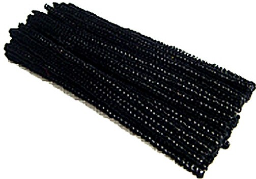 Black Pipe Cleaners 12" (Pack 100)