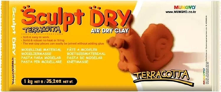 Clay Terracotta 1kg Bag (Air Hardening)