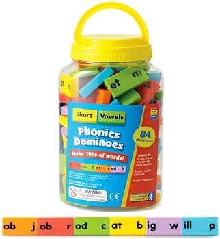 Phonics Dominoes Short Vowels (Set 84)