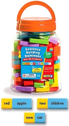 Sentence Building Dominoes (Set 114)