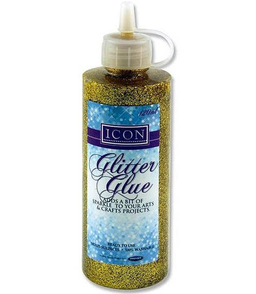 Gold Glitter Glue 120gm