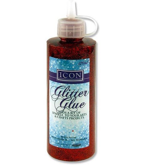 Red Glitter Glue 120gm