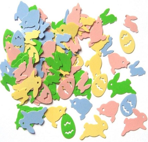 Easter Sequins 100g (Pack 5000 approx.)