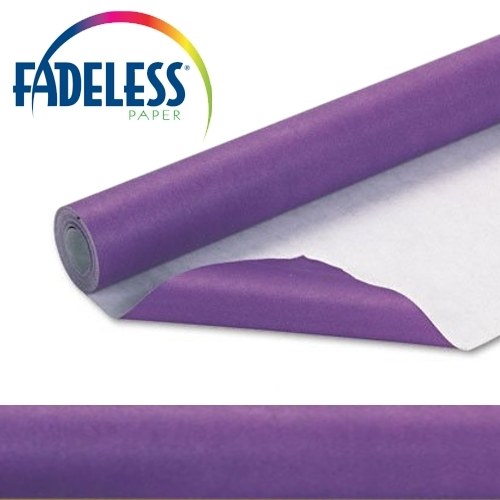 Purple EXTRA LONG Fadeless Backing Paper Roll 15m x 1.2m