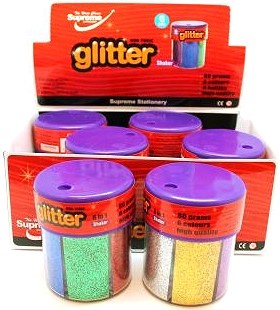 6 in 1 Glitter Shaker Strong Assorted Colours