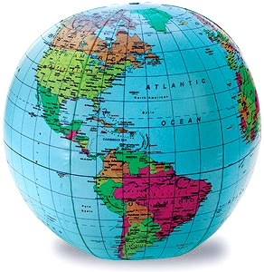 Inflateable Globe (Beach Ball)