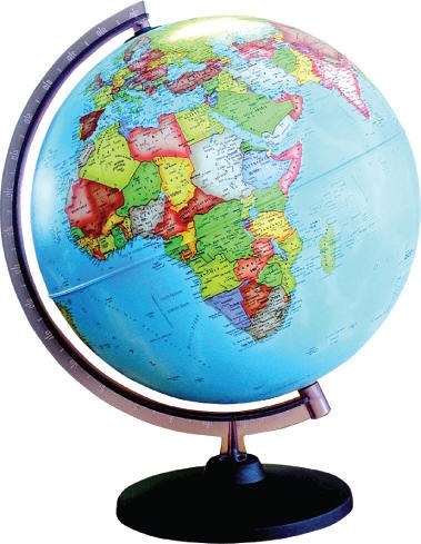 Political Globe 30cm