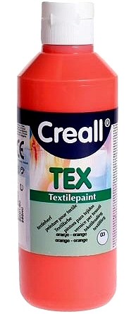 Orange Fabric Paint 250ml