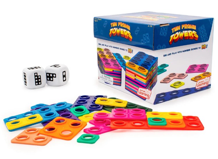 Ten Frame Towers Set 1-10