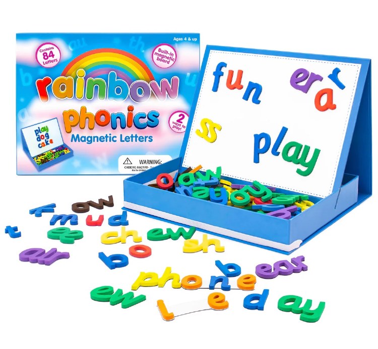 Rainbow Magnetic Phonics Letters & Board Set