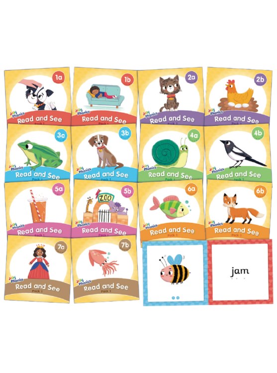 Jolly Phonics Read and See Pack 1 (12 books)