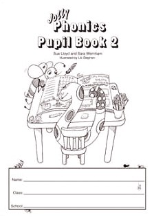 Jolly Phonics Pupil Book 2 (Black & White Edition)