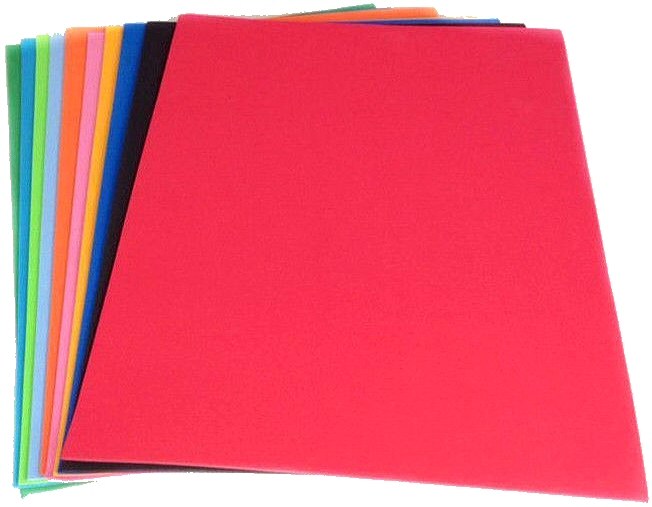 A3 Foam Sheets Assorted Colours (Pack 10)