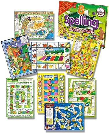 8 Spelling Board Games