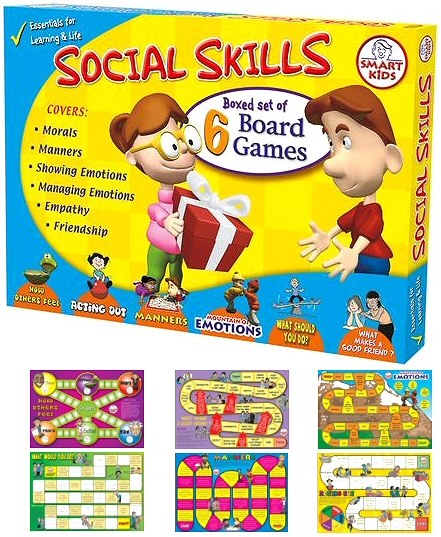 6 Social Skills Board Games