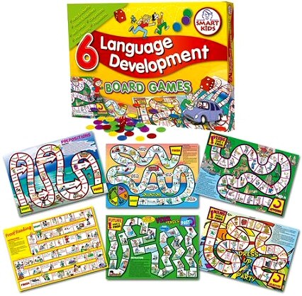 6 Language Development Board Games