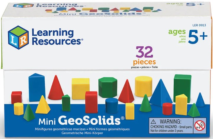 Mini Relational GeoSolids® (Set 32 & Guide)