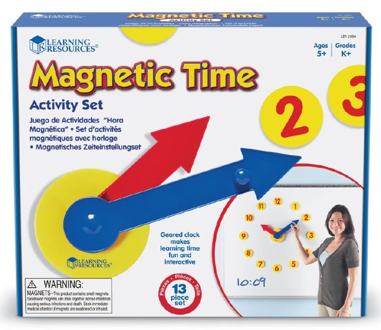 Magnetic Time Activity Set (Geared Clock)