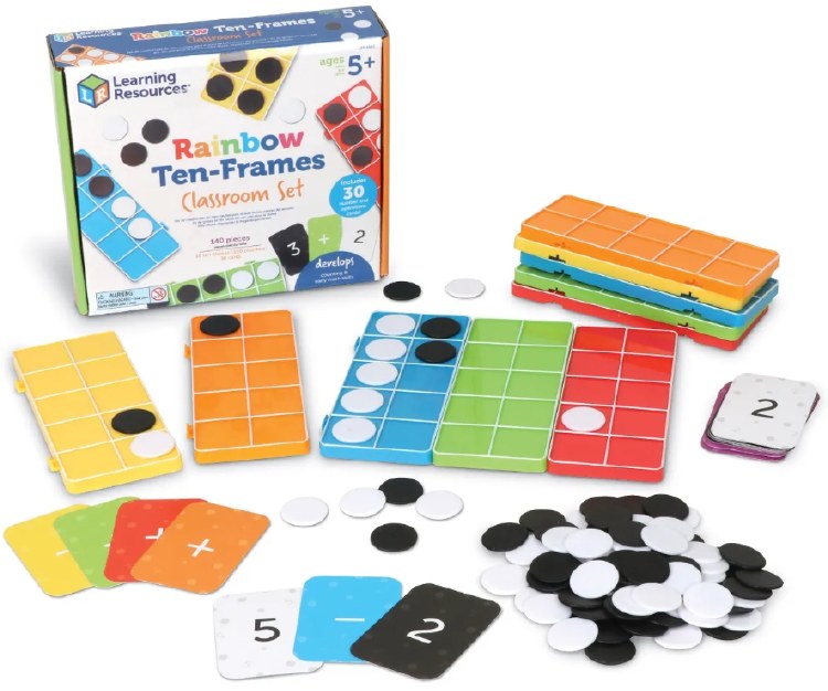 Rainbow Classroom Ten-Frames