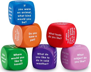 Conversation Cubes (Set 6)