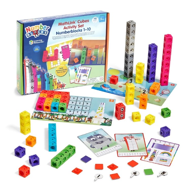 MathLink® Cubes Numberblocks® 1-10 Activity Set
