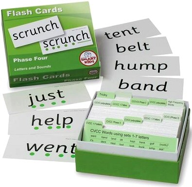 Letters and Sounds Flash Cards Phase Four