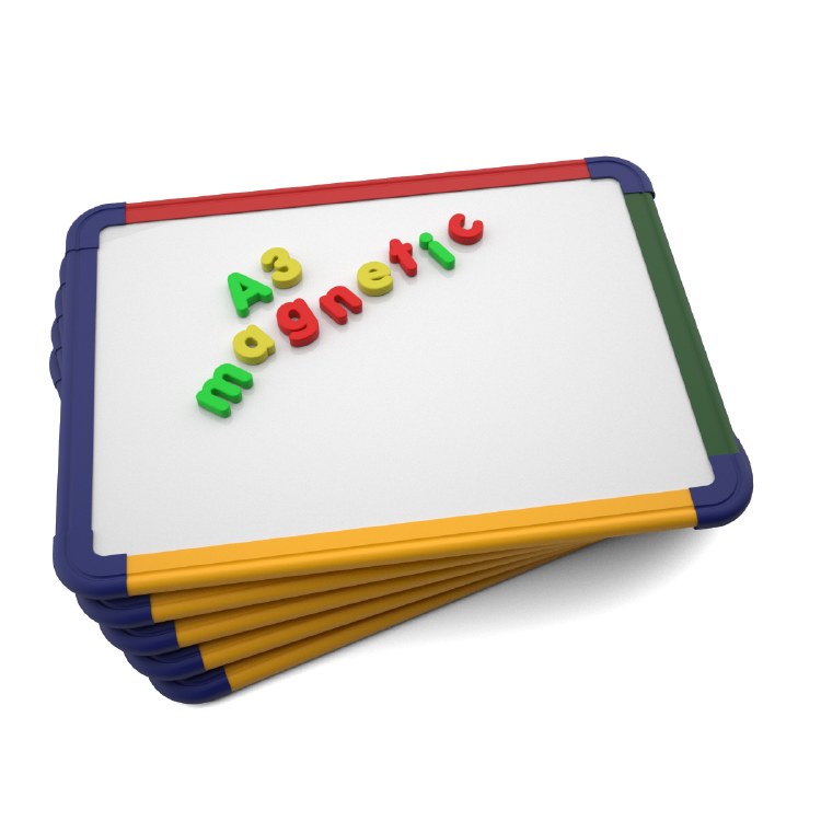 A3 Double-sided Magnetic 20mm Grid/Blank Whiteboard