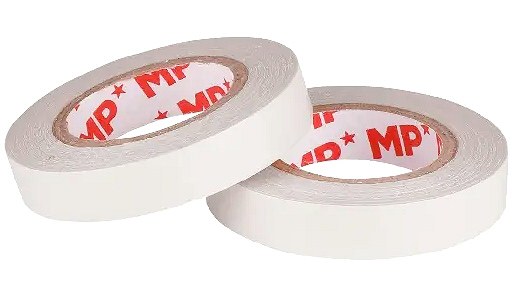 MP* Double-Sided Tape 1/2" 12mm x 10M (Pack 2)
