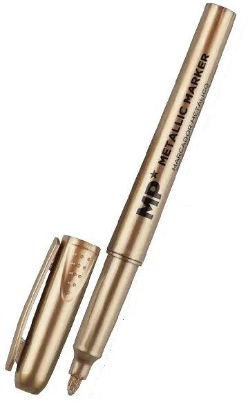 MP* Metallic Gold Marker Bullet Tip
