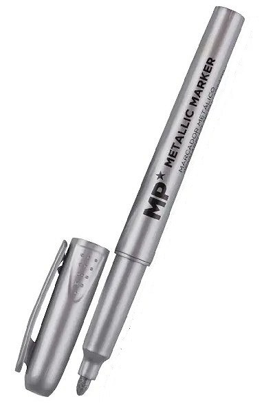 MP* Metallic Silver Marker Bullet Tip