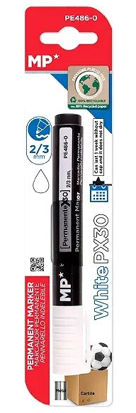 MP* White Permanent Marker 2/3mm